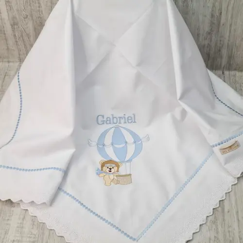 Manta Luxo Bebê Personalizada