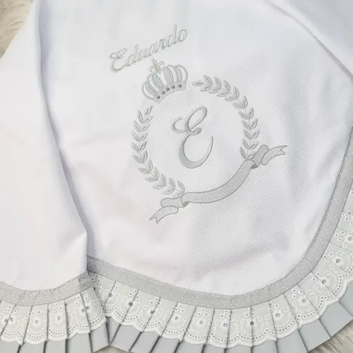 Manta Luxo Bebê Personalizada