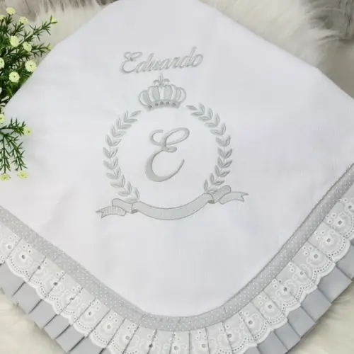 Manta Luxo Bebê Personalizada