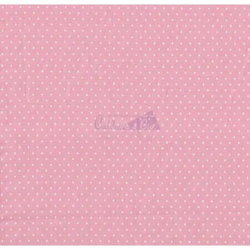 Tecido Caldeira Tricoline Poá Rosa 0,50 cm X1,50m