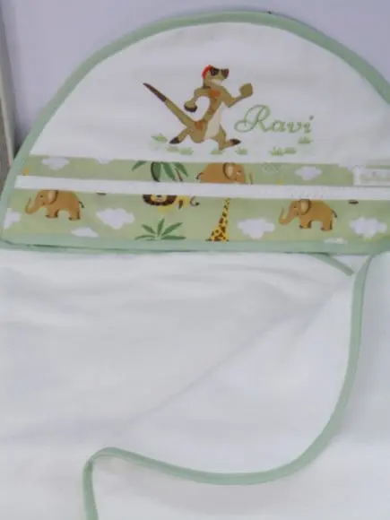 Toalha Capuz Bebê Timão