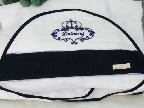 Toalha Capuz Personalizada Coroa