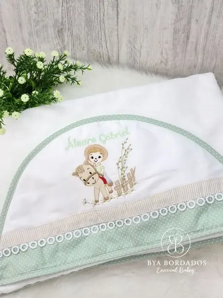 Toalha Capuz Personalizada Fazendeiro