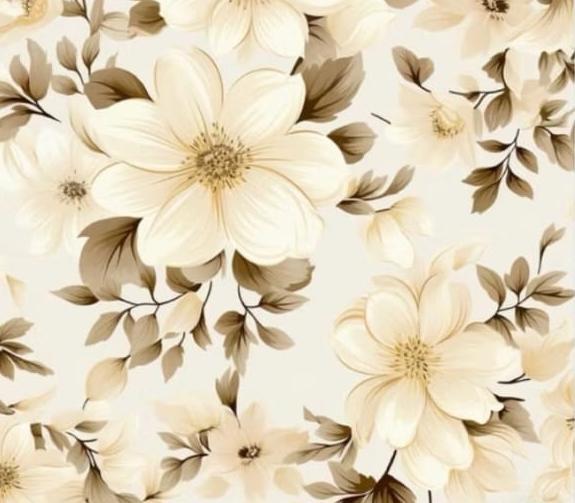 Cortina Romance Floral para varão