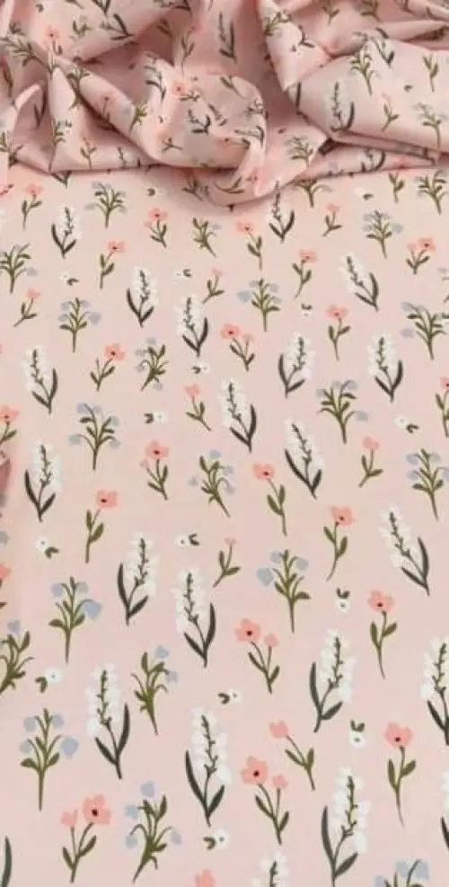 Cortina Romance Floral para varão