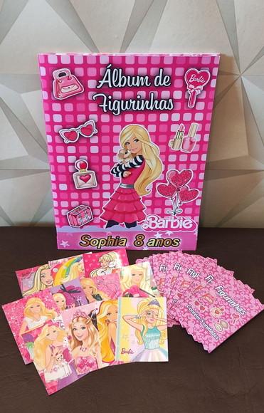 Álbum de Figurinhas Tema Barbie fazemos Qlq. Tema.