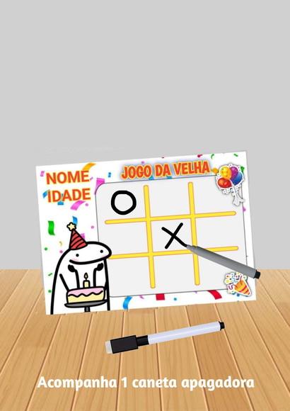 Jogo da Velha Tema Flork fazemos Qualquer Tema.