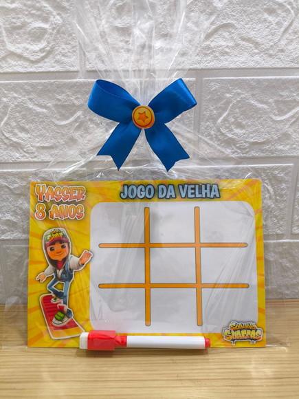 Jogo da Velha Tema Subway Surfer fazemos Qualquer Tema.
