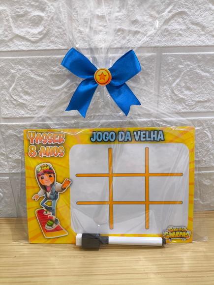 Jogo da Velha Tema Subway Surfer fazemos Qualquer Tema.