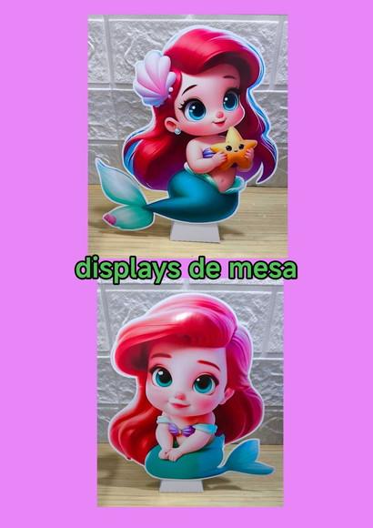 Kit Só Um Bolinho Tema Ariel Baby.