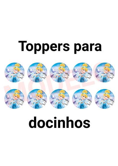 Kit Só Um Bolinho Tema Cinderela.