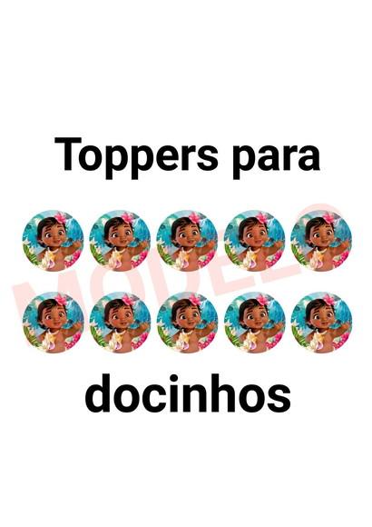 Kit Só Um Bolinho Tema Moana Baby.