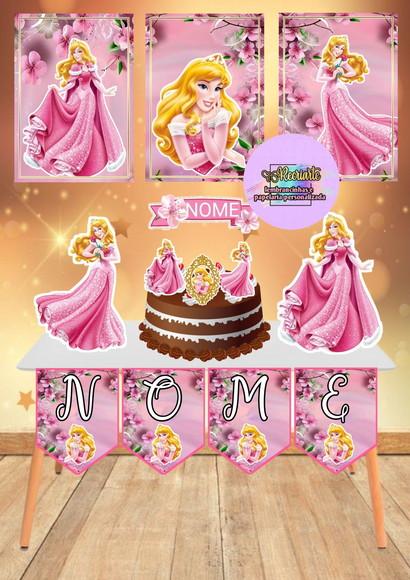 Kit Só Um Bolinho Tema Princesa Aurora 02.