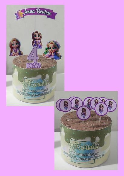 Kit Só Um Bolinho Tema Rapunzel Baby.
