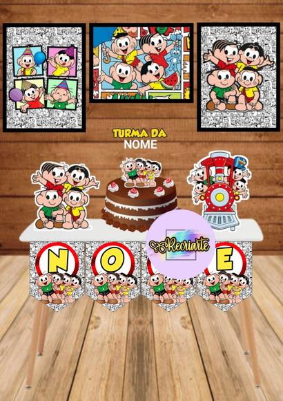 Kit Só Um Bolinho Tema Turma da Mônica