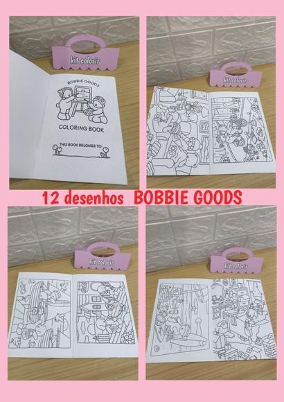 Livrinho de Colorir Bobbie Goods C/giz Cera p/ Lembrancinha