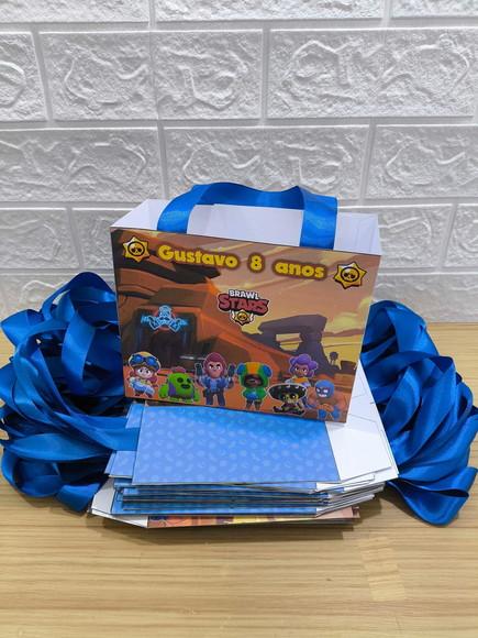Sacola Surpresa Tema Brawl Stars qlq. Tema