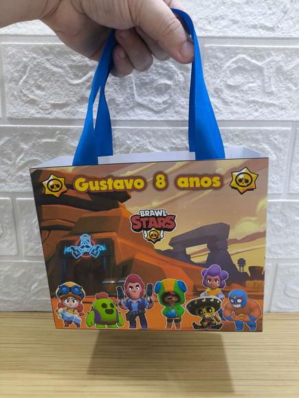 Sacola Surpresa Tema Brawl Stars qlq. Tema