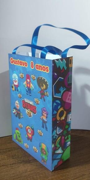 Sacolinha Surpresa Tema Brawl Stars qualquer Tema.