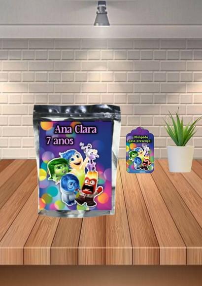 Saquinho Personalizado Tema Divertidamente qualquer Tema.