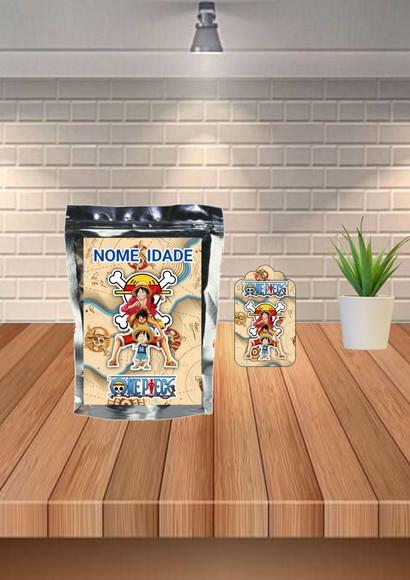 Saquinho Personalizado Tema One Piece qualquer Tema.