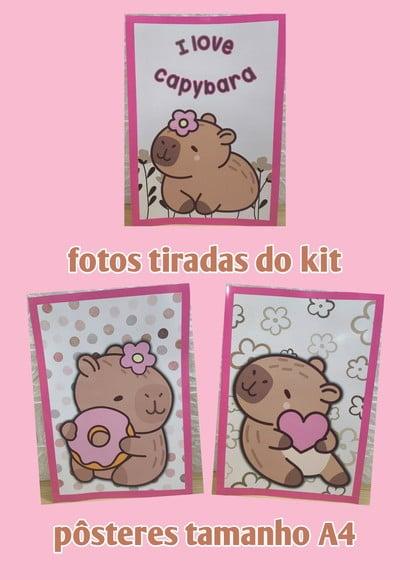 Kit Só Um Bolinho Tema Capivara.