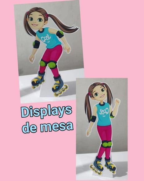 Kit Só Um Bolinho Tema Patins.