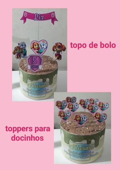 Kit Só Um Bolinho Tema Skye.