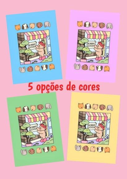 Livrinho de Colorir Bobbie Goods C/giz Cera p/ Lembrancinha