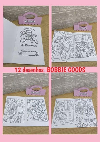 Livrinho de Colorir Bobbie Goods C/giz Cera p/ Lembrancinha