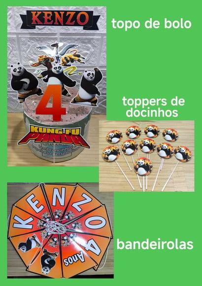 Kit Só Um Bolinho Tema Kung Fu Panda.