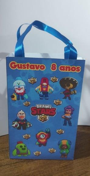 Sacolinha Surpresa Tema Brawl Stars qualquer Tema.
