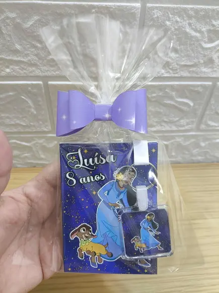 Bloquinho + Chaveiro Tema Wish fazemos Qualquer Tema.