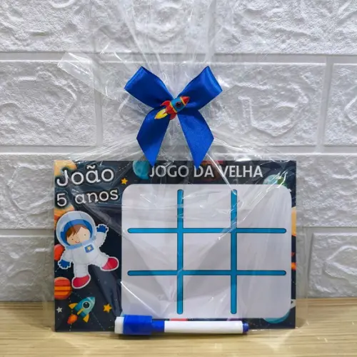 Jogo da Velha Tema Astronauta fazemos Qualquer Tema.