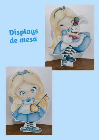 Kit Só Um Bolinho Tema Alice Baby.