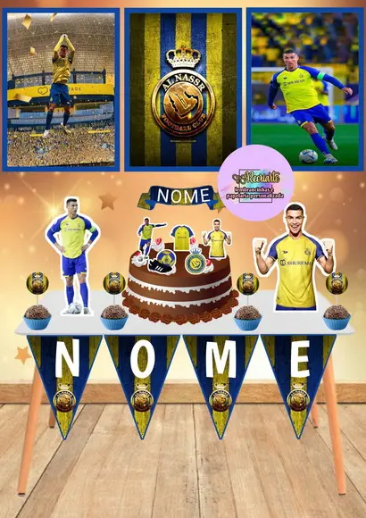 Kit Só Um Bolinho Tema All Nassr.