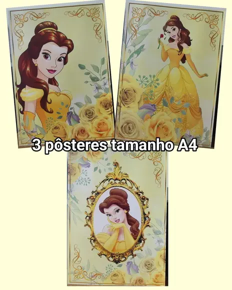 Kit Só Um Bolinho Tema Bela 2.