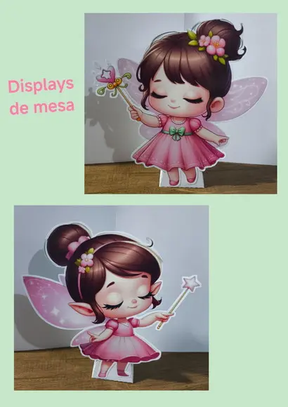 Kit Só Um Bolinho Tema Jardim das Fadas.