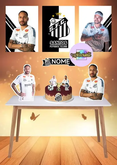 Kit Só Um Bolinho Tema Neymar Santos