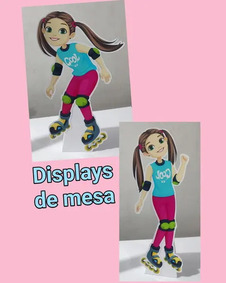 Kit Só Um Bolinho Tema Patins.