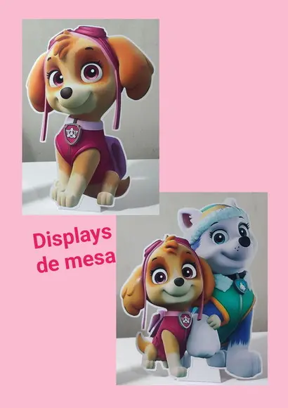 Kit Só Um Bolinho Tema Skye.