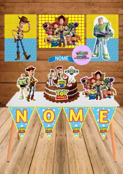Kit Só Um Bolinho Tema Toy Story.