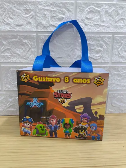 Sacola Surpresa Tema Brawl Stars "qlq. Tema"