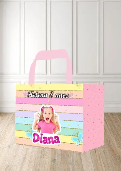 Sacola Surpresa Tema Diana "qlq. Tema"