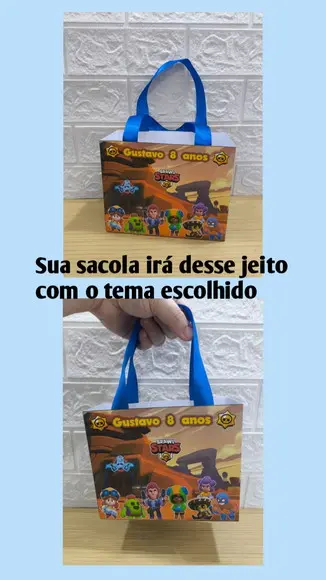 Sacola Surpresa Tema Jardim Encantado qlq. Tema