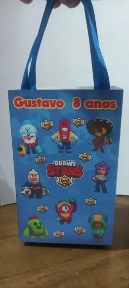 Sacolinha Surpresa Tema Brawl Stars qualquer Tema.