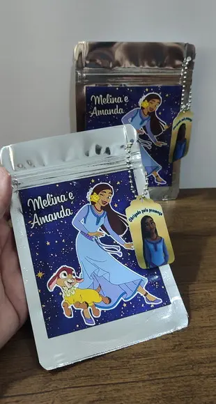 Saquinho Personalizado Tema Wish "fazemos Qualquer Tema".