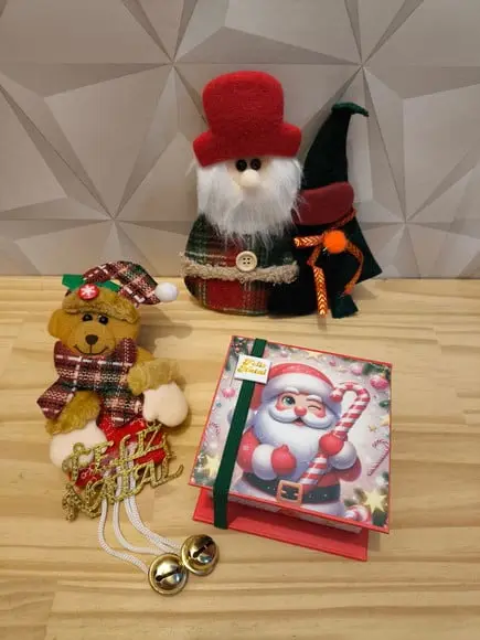 Caixinha Cartonada Tema Natal