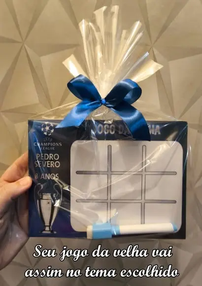 Jogo da Velha Tema Real Madrid fazemos Qualquer Tema.