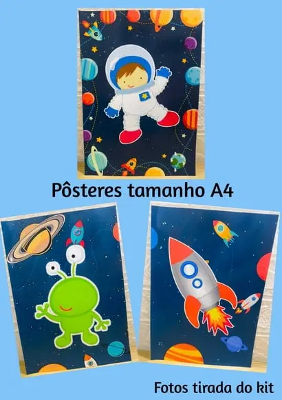 Kit Só Um Bolinho Tema Astronauta.
